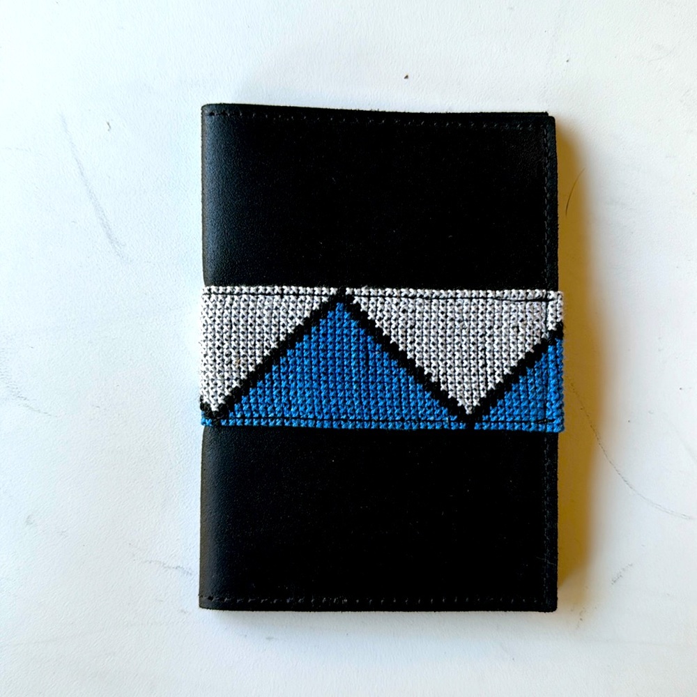 Palestinian embroidery passport wallet and cover